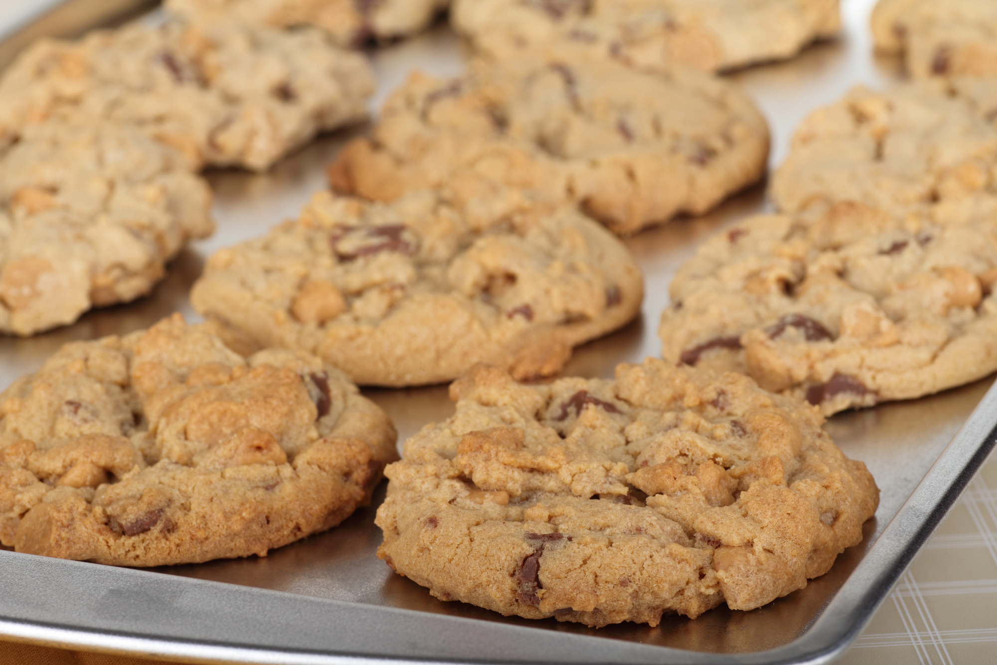 Galletas de Chocochip con Crema de Cacahuate